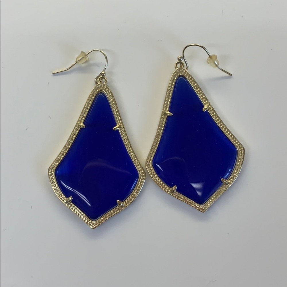 Royal blue Kendra Scott earrings